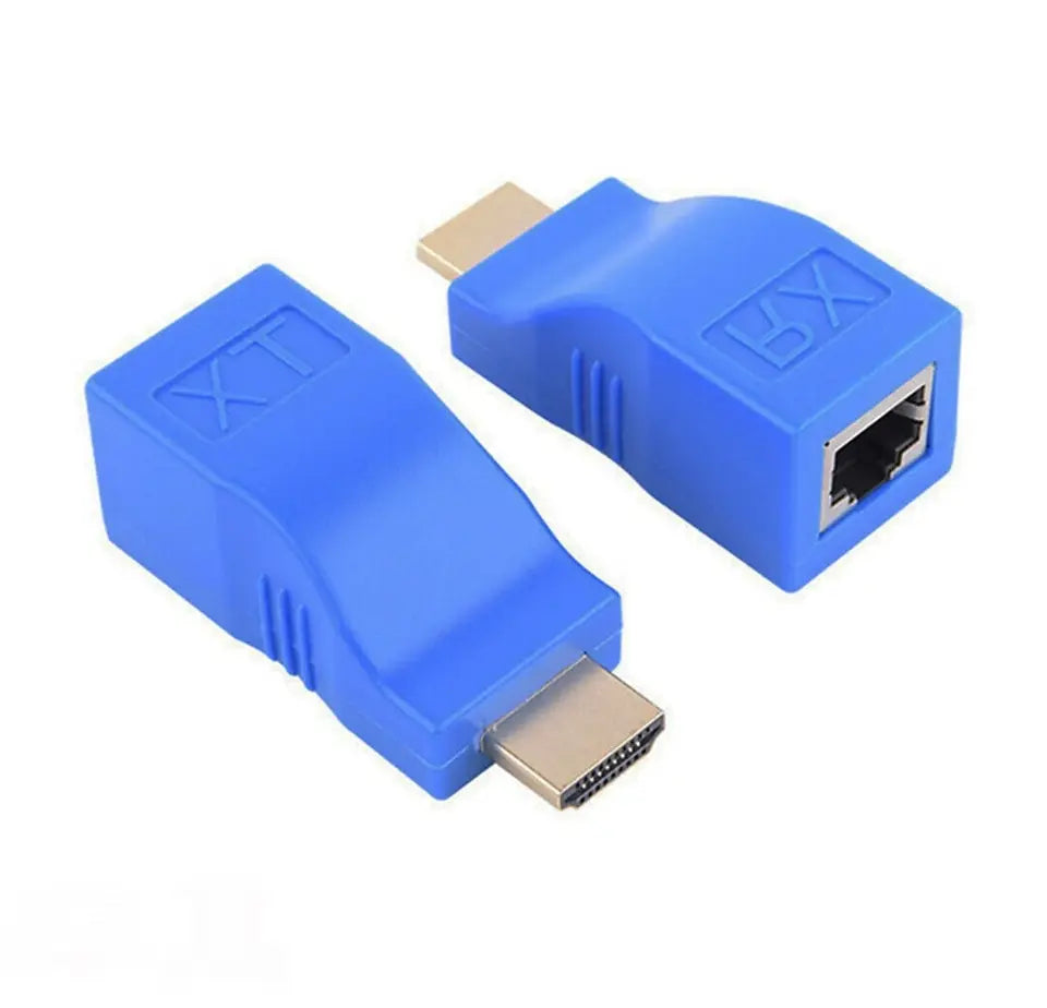 RJ45 4K HDMI Extender -Laajennus Jopa 30 Metriin Yli CAT5e Cat6 Verkon Ethernet LAN - Dapteri - Dapteri