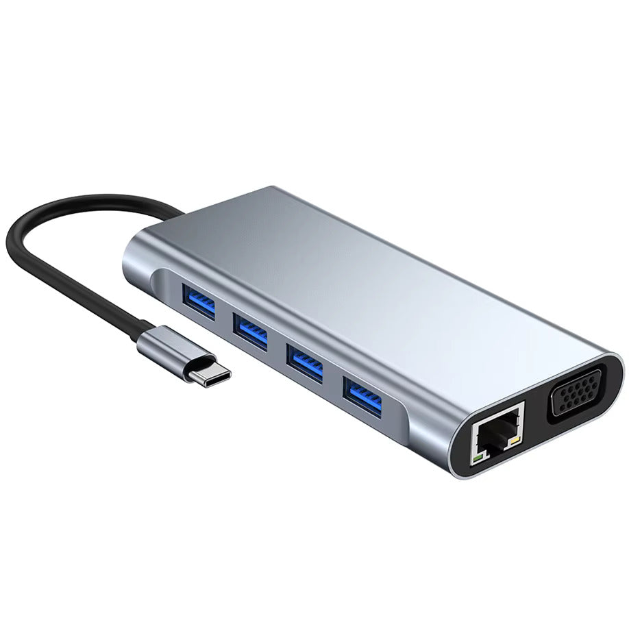 USB C - Multiport Telakka 11-in-1 - Dapteri - Dapteri