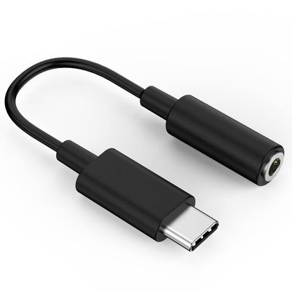 USB-C/ 3.5 mm -Adapteri - Musta - Dapteri - Dapteri