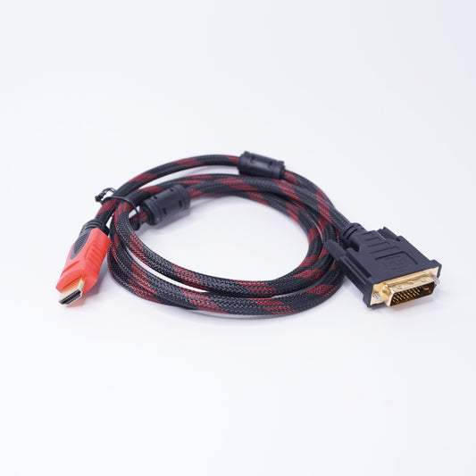 HDMI-Uros-DVI-D-Uroskaapeli 1,5 M - Dapteri - Dapteri