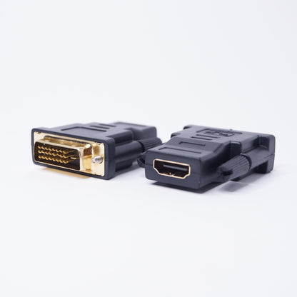 DVI-HDMI-Sovitin Kaksisuuntainen DVI D 24+1 Uros-HDMI-Naaraskaapeli - Dapteri - Dapteri