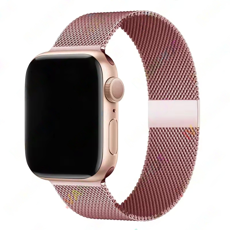 Apple Watch 38 / 40 / 41 / 42 / 44 / 45mm Mesh Ranneke, Eri Väreissä - Dapteri - Dapteri