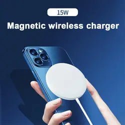 Magnetic suction 15W QI Quick Wireless Charger pad For iPhone - Dapteri