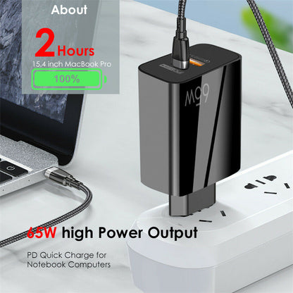 Pikalaturi 65W GaN Laturi QC 3.0 PD3.0 USB-C PD - Dapteri - Dapteri