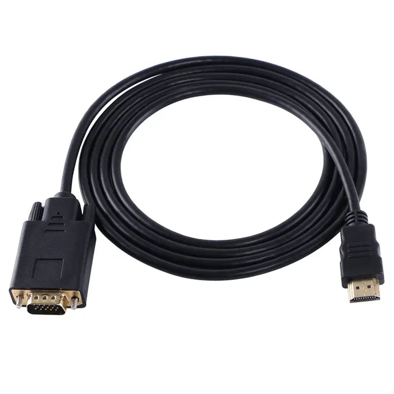 HDMI-VGA-Kaapeli 1080p 1.8M HD-Kaapeli - Dapteri - Dapteri