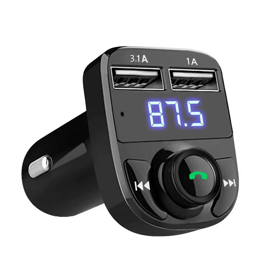 X8 FM Transmitter Aux Modulator Bluetooth Handsfree Car Kit Car Audio MP3 - Dapteri - Dapteri
