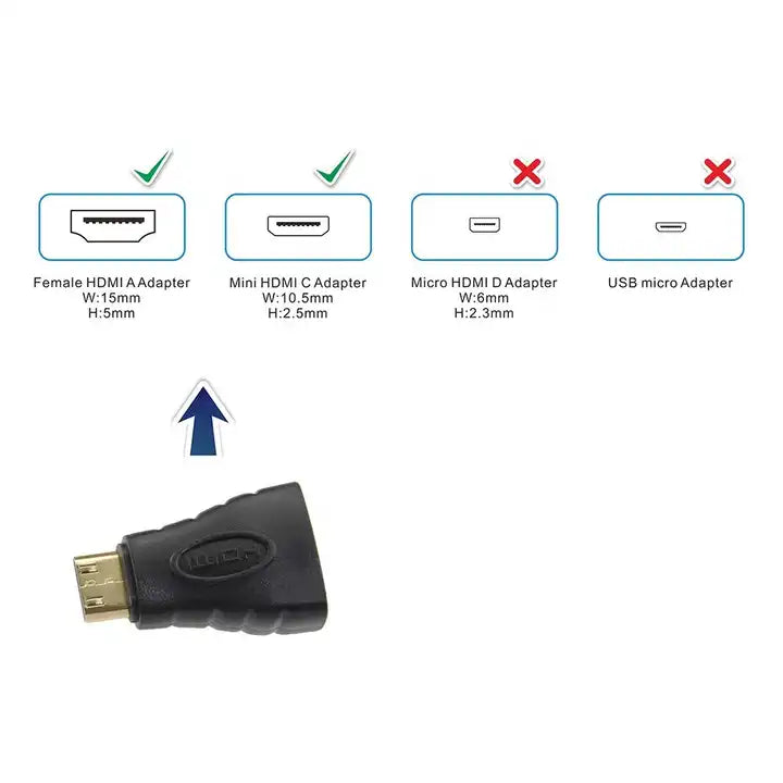 Mini HDMI-Sovitin Hdmi-Ulostuloa - Dapteri - Dapteri