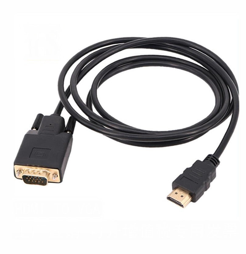 HDMI-VGA-Kaapeli 1080p 1.8M HD-Kaapeli - Dapteri - Dapteri