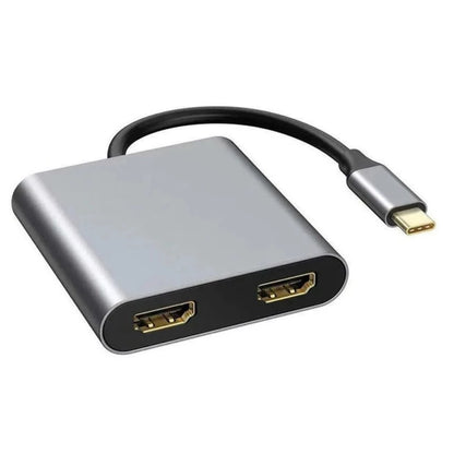 Usb C - Hdmi x2 - Adapter 4 In 1,  4k Dual Näytöön - Dapteri - Dapteri