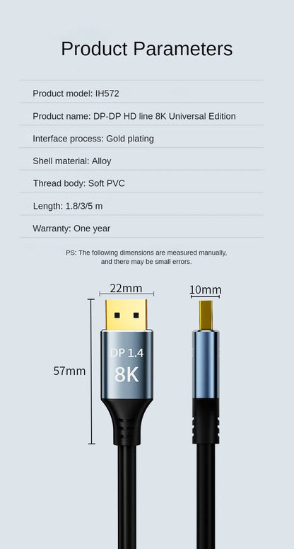 Displayport 1.4 Gaming 240Hz 8K/4K - Dapteri - Dapteri