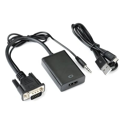 VGA to Hdmi Converter Adapter Cable With Audio Output 1080P - Dapteri - Dapteri