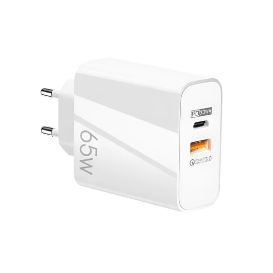 Pikalaturi 65W GaN Laturi QC 3.0 PD3.0 USB-C PD - Dapteri - Dapteri