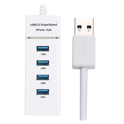 Supernopea Multi 4-Portin Usb 3.0 -Keskus Led-Valolla 5Gbps - Dapteri - Dapteri