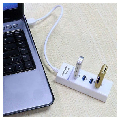 Supernopea Multi 4-Portin Usb 3.0 -Keskus Led-Valolla 5Gbps - Dapteri - Dapteri