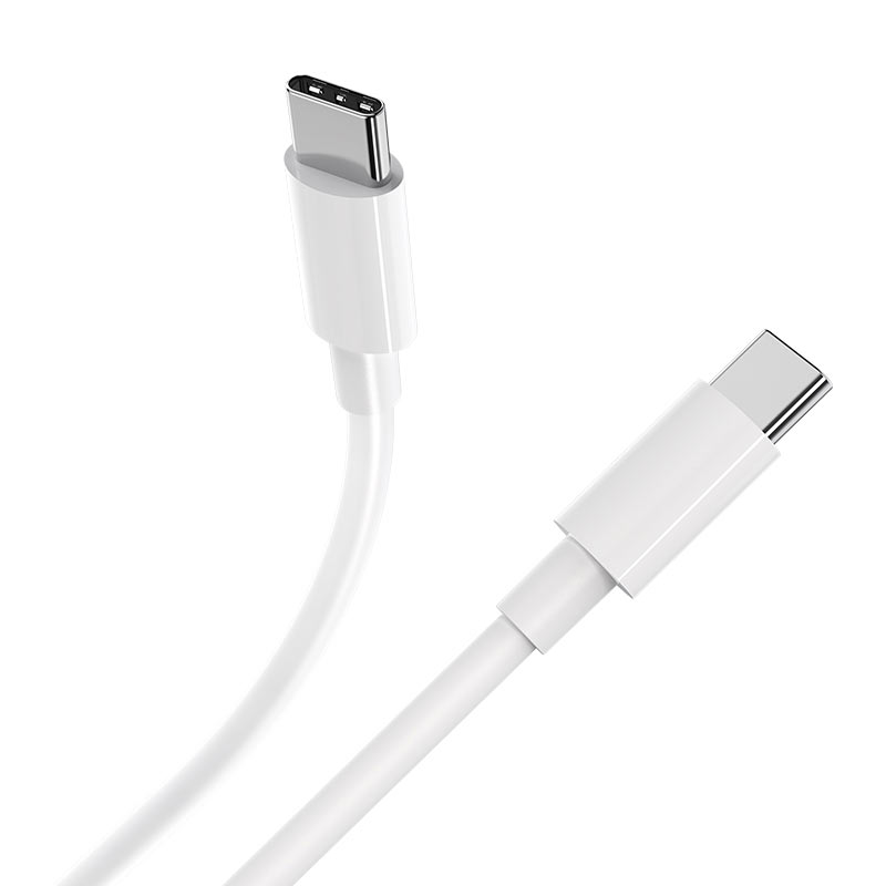 Dapteri Usb-C - Usb-C 20w/5a -Kaapeli 1m - Valkoinen - Dapteri