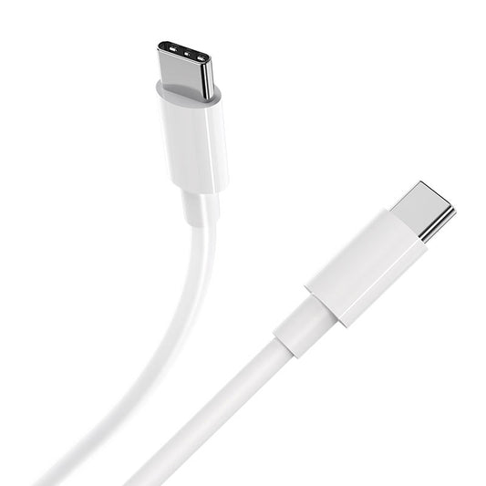 Dapteri Usb-C - Usb-C 20w/5a -Kaapeli 1m - Valkoinen - Dapteri