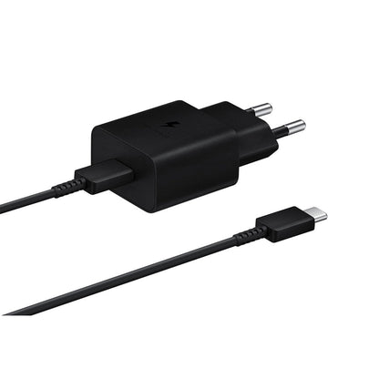 Dapteri Pikalaturi 25W Usb-C Virtalähde + Kaapeli 1m, 3A - Musta - Dapteri