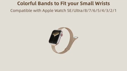 Apple Watch 38 / 40 / 41 / 42 / 44 / 45 / 46 / 49mm Mesh Ranneke, Eri Väreissä - Dapteri