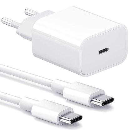 Samsung Pikalaturi 25W Usb-C Virtalähde + Kaapeli 1m - Valkoinen - Dapteri - Dapteri