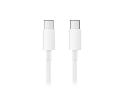 Dapteri Usb-C - Usb-C 20w/5a -Kaapeli 1m - Valkoinen - Dapteri