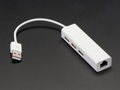 USB 2.0-Keskus USB 2.0 3-Portteihin RJ45 LAN Ethernet-Internet-Portin Jakajan Adapterilla Tietokoneelle - Dapteri