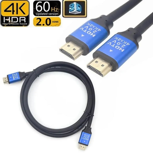 Dapteri 1,5M 19+1 HDMI-HDMI 2.0 Kaapeli, Palkkio, Mies-Mies 2.0V 4k 2k 3D 60 FPS UHD Ultra HD HDTV HDCP 2.2 Kaapeli HDTV-Läppärille, PS5:lle Ja Xboxille. - Dapteri