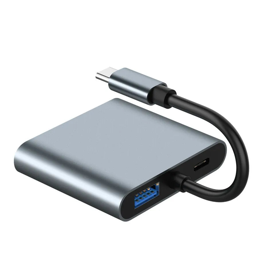 4 In 1 Usb Type C To Dual Hdmi Adapter 4k Type-C To Hdmi Dual Näytöön - Dapteri