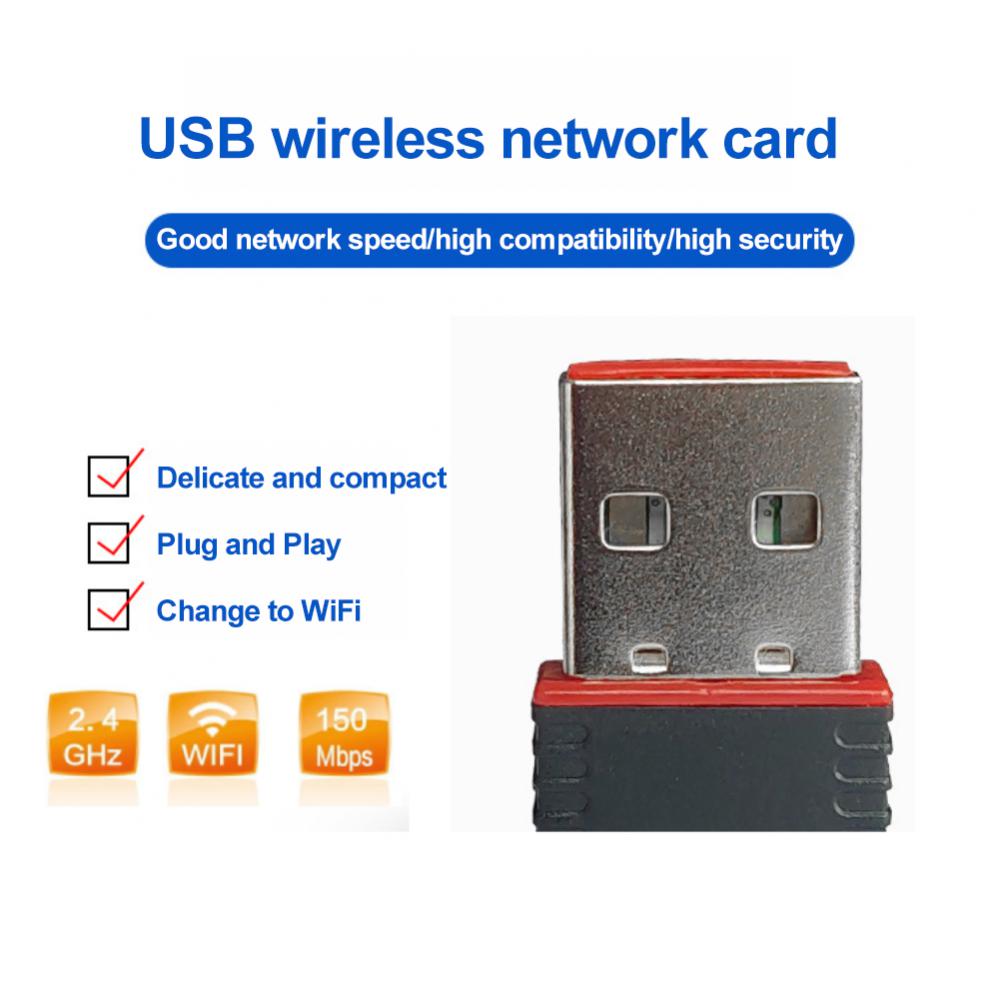 150M USB wireless network card WiFi signal transmitter /receiver WLAN USB Adapter - Dapteri