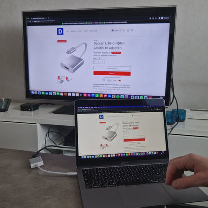 Usb-C-Hdmi-Sovitin 4K Adapteri - Dapteri