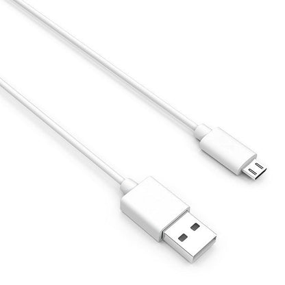 Dapteri USB-A/ Micro-USB -kaapeli 1m - Valkoinen - Dapteri