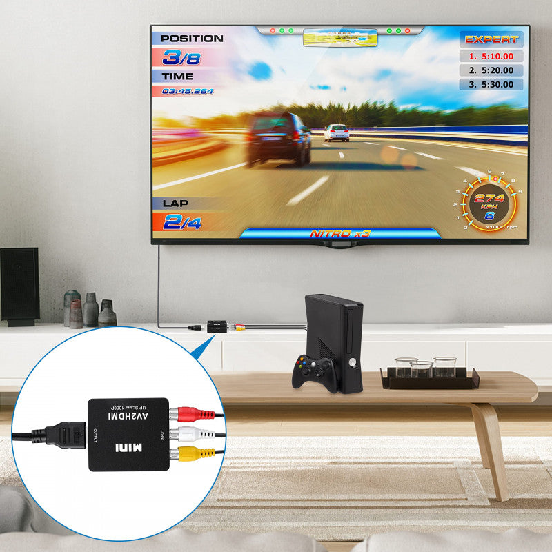 Dapteri Av / Rca -Hdmi -Sovitin / Signaalimuunnin - Dapteri