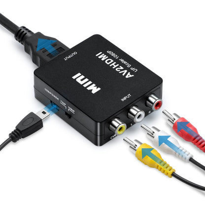 Dapteri Av / Rca -Hdmi -Sovitin / Signaalimuunnin - Dapteri