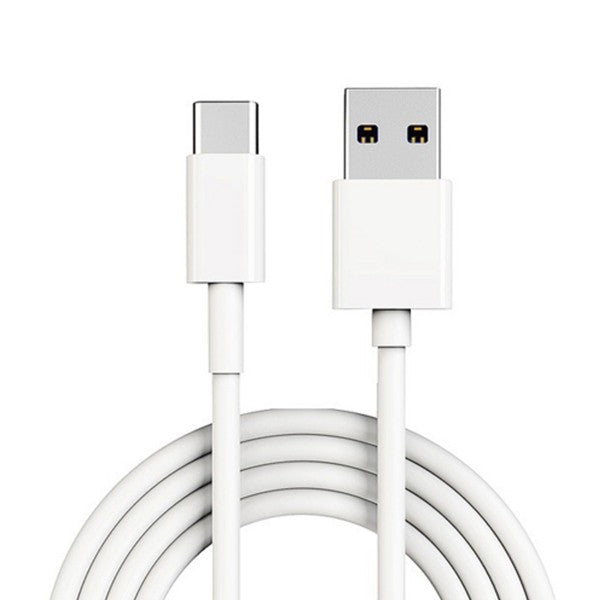 Dapteri USB-A/ USB-C -kaapeli, 5A - 1m - Nopea laturi - Valkoinen - Dapteri