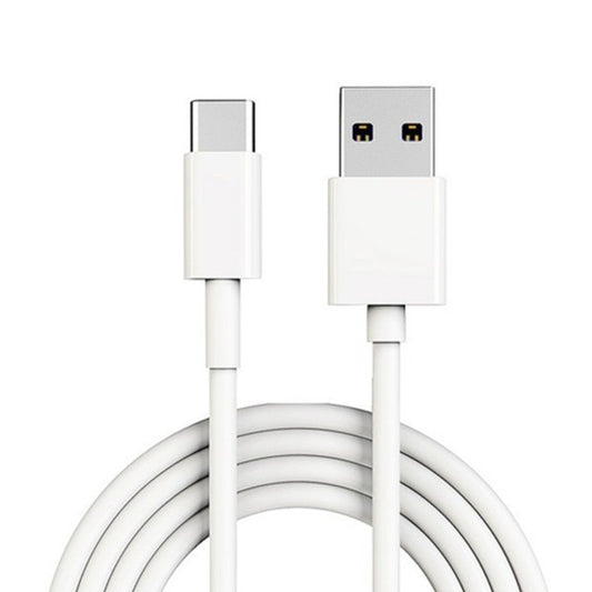 Dapteri USB-A/ USB-C -kaapeli, 5A - 1m - Nopea laturi - Valkoinen - Dapteri